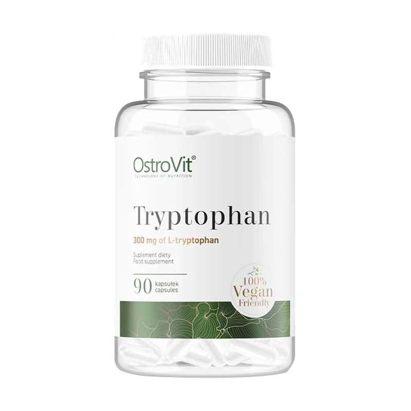 Триптофан OstroVit Tryptophan Vege 300 мг, 90 капсул